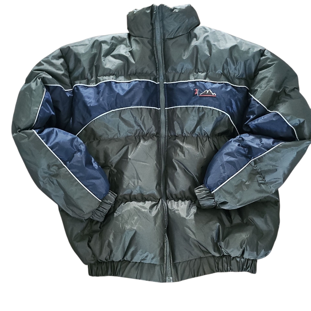 Original Outerwear  L31  Puffer  Coat  GUC XXL Green/Navy